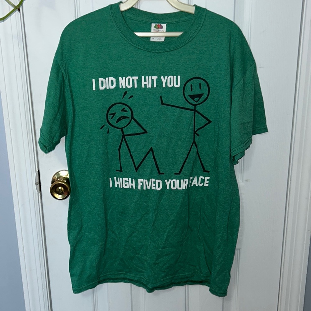 Men Green Short Sleeve Shirt Sz Medium NWOT